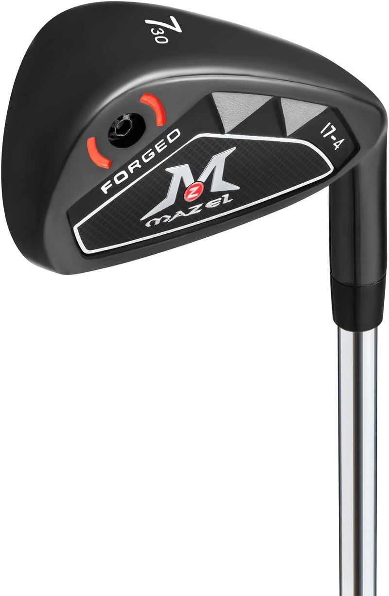 MAZEL Men Golf Iron Set (9PCS) or 1,2,3,4,5,6,7,8,9,Pitching Wedge,Sand Wedge with Steel Shafts for Right Handed Golfers - Image 1